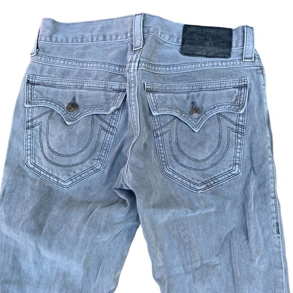 VINTAGE True Religion Jeans Size 30 RICKY QT Gray - Picture 5 of 7
